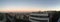 Barcelona panoramic sunset