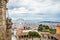 Barcelona panoramic view from Tibidabo mountain