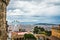 Barcelona panoramic view from Tibidabo mountain
