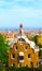 Barcelona Park Guell of Gaudi Gingerbread and fairy tale houses, Catalonia, Spain