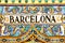 Barcelona sign