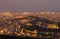 Barcelona skyline at night