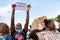 Barcelona, spain - 1 june 2020: Black lives matter movement march in demanding end of police brutality and racism against african-