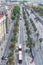 Barcelona, Spain. Aerial view of Passeig de Colom