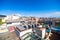BARCELONA, SPAIN - APRIL 2019: Roof of modernist house Case Mila also known as La Pedrera designed by Antoni Gaudi in Barcelona