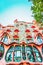 Barcelona, Spain - August 14, 2011: Facade of Casa Batllo building in Barcelona in Spain. It is also called as House of Bones. It