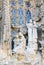 BARCELONA, SPAIN - DECEMBER 31, 2015: Detail of Sagrada Familia church (Temple Expiatori de la Sagrada Famalia) in Barcelona,