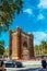 Barcelona, Spain-July 13, 2023. Arc de Triomf, Arc de Triomf, monument in Barcelona, Spain. Designed by JosÃ© Vilaseca