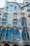 Barcelona, Spain - March 30, 2016: Casa Batllo building facade in Barcelona. Gaudi design. Modernist architecture and