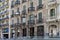 BARCELONA, SPAIN - MAY 16, 2017: View of the details of the famous Casa Calvet building. Is a modernist building designed by