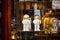 Barcelona, Spain - May 26 2022: Small Souvenir Shop In Gothic Quarter. Cute Astronauts in Spacesuits.