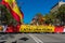 Barcelona, Spain - October 12 2022: National Day of Spain in Barcelona