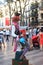 Barcelona, Spain - september 29th 2019: Street artist