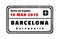 Barcelona vector stamp