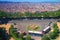 Barcelona. The View of the city from Montjuic.