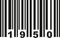 Barcode 1950 vector vector