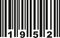 Barcode 1952 vector vector
