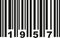 Barcode 1957 vector vector