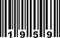 Barcode 1959 vector