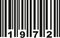 Barcode 1972 vector