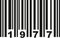 Barcode 1977 vector