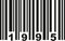 Barcode 1995 vector