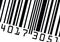 Barcode close up vector