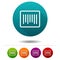 Barcode icon. Price scan symbol sign. Web Button.