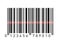 Barcode isolated on transparent background. Vector icon