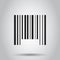 Barcode product distribution icon. Vector illustration. Business