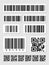 Barcode and QR Code collection free vector
