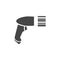 Barcode reader scanning bar code icon