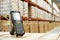 Barcode scanner at warehouse