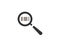 Barcode search find bar code flat icon vector image