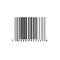 Barcode. Vector barcode. Macro photograph of a bar code.