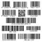 Barcodes vector set