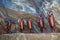 Bard, the Aosta Valley, Italy, Europe, public sculpture, businessmen, businessman, symbolic, affair