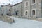 BARD,ITALY/ AOSTA-VALLEY-JUNE 14,2019.Entrance to the fort of Bard impressive military fortress