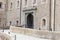 BARD,ITALY/ AOSTA-VALLEY-JUNE 14,2019.Entrance to the fort of Bard impressive military fortress located on a a rock of 444 metres