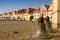 Bardejov - unesco town - panorama in morning