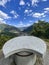 Bardonecchia table in orographic stone with indicated mountains and heights