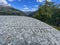 Bardonecchia table in orographic stone with indicated mountains and heights