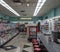 Bardstown, Kentucky, USA January 26, 2024 Inside of the Hurst Discount Drugs and Soda Shop, in business over 100 years