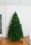 Bare artificial christmas tree