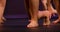 Bare feet of a classic dance performer