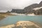 Bare Rock and Lake from a Retreating Glacier