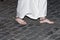 Barefoot penitent.