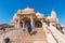 Barefoot Visitor Climbs Staircase at BAPS Shri Swaminarayan Mandir in Chino Hills