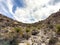 Barely Visible Telephone Canyon Trail Heads Uphill