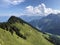 Barensoolspitz Baerensoolspitz Mountain above the Oberseetal valley and alpine Lake Obersee, Nafels Naefels